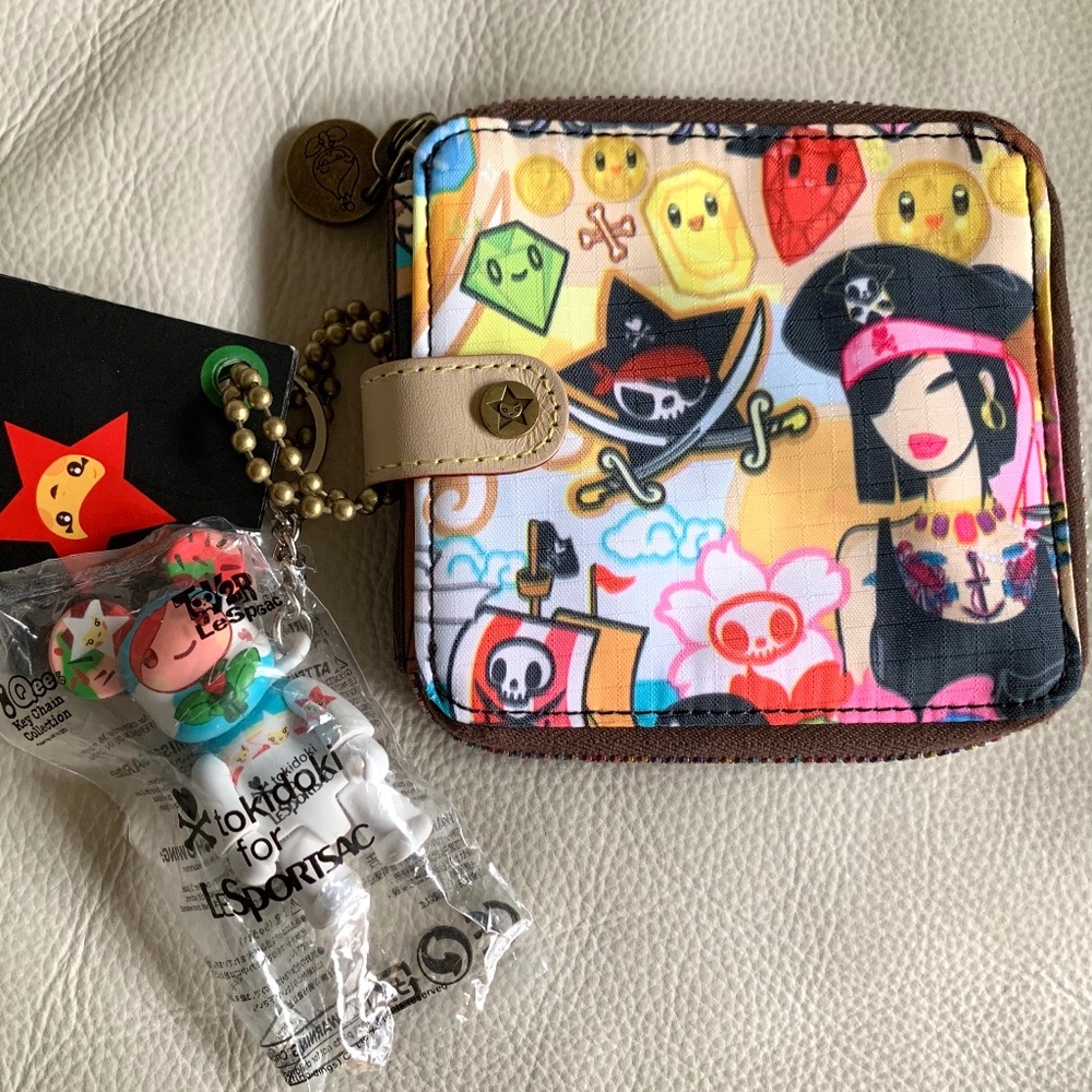 Brand New Tokidoki x Ledportsac Bio-Fold Wallet